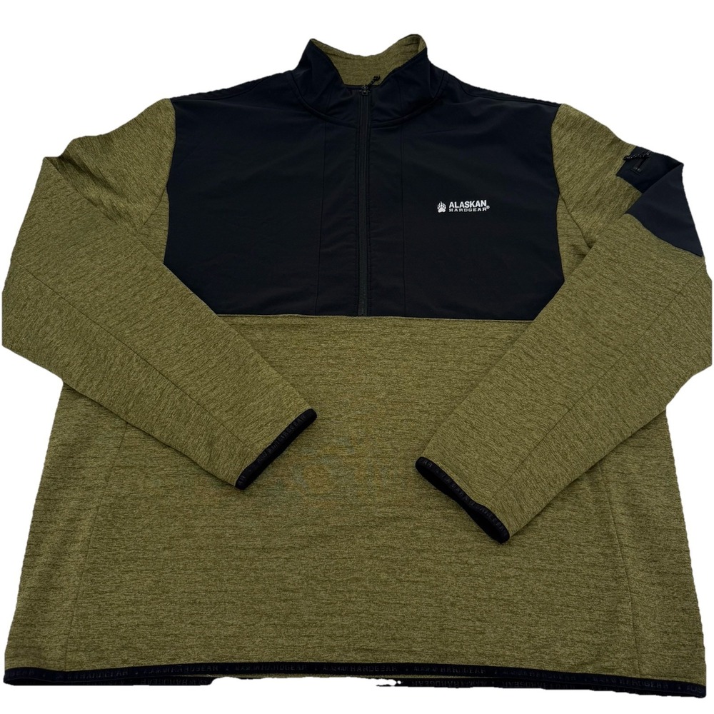 Alaskan Hardware Men's 3/4 Zip Pullover Size XL Duluth Outdoor Hiking Casual
